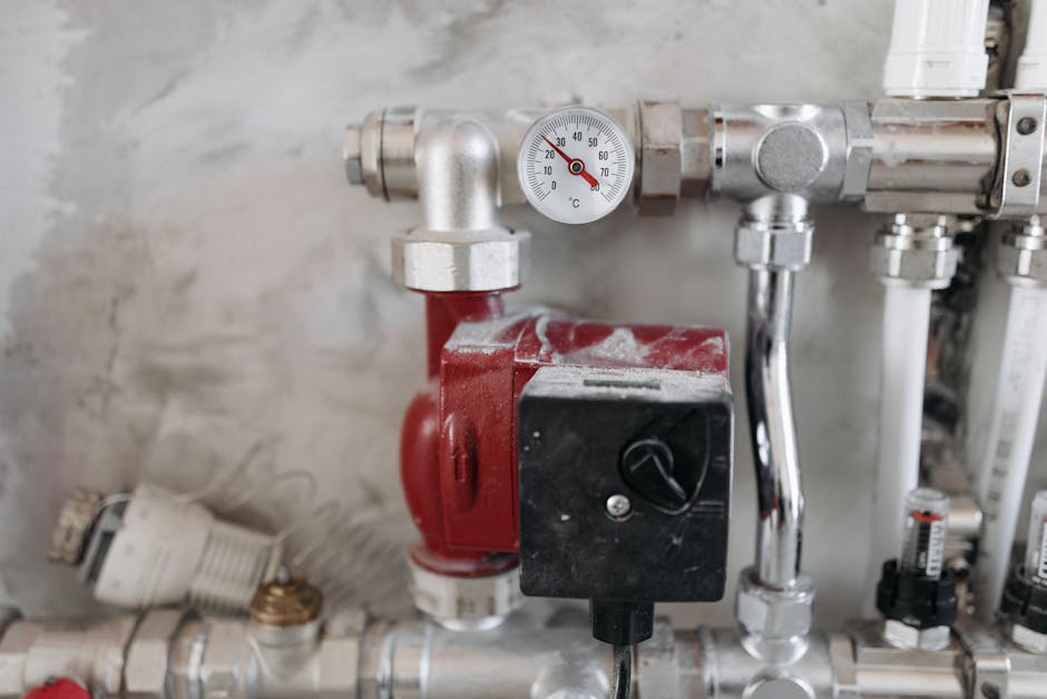 Sump pump installation in basement pit